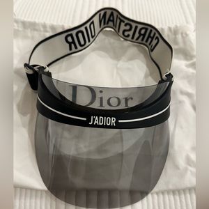 Christian Dior Visor - black and white - great condition.